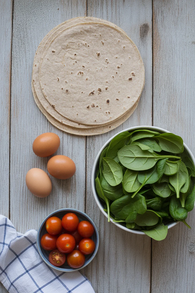 Delicious Spinach Feta Breakfast Wraps You Can Meal Prep!