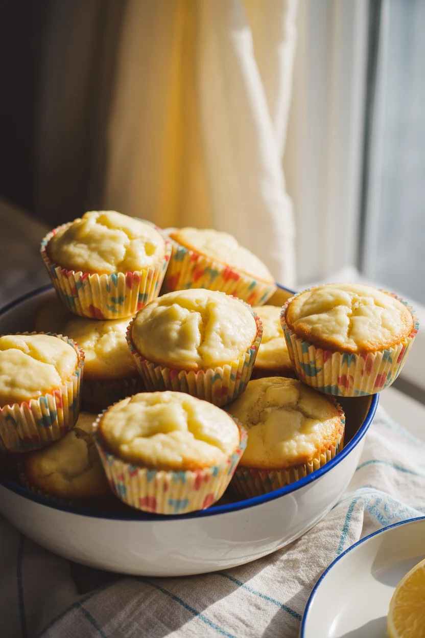 lemon ricotta breakfast muffins