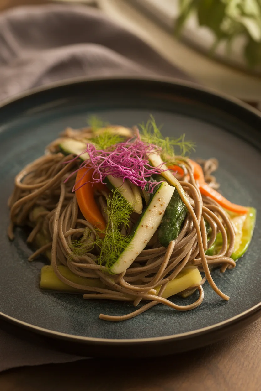 Thai Peanut Soba Noodle Salad | A Fresh Twist on a Classic Dish