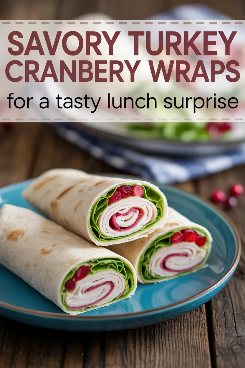 turkey cranberry wrap