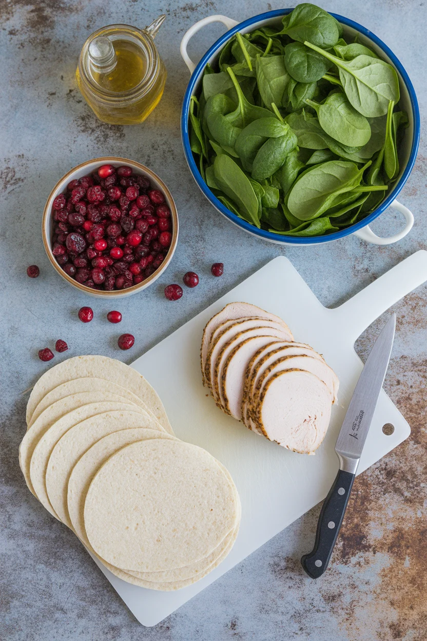 Savory Turkey Cranberry Wraps for a Tasty Lunch Surprise