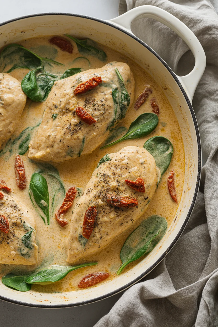 Savor the Flavor: Creamy Tuscan Garlic Chicken Skillet Delight
