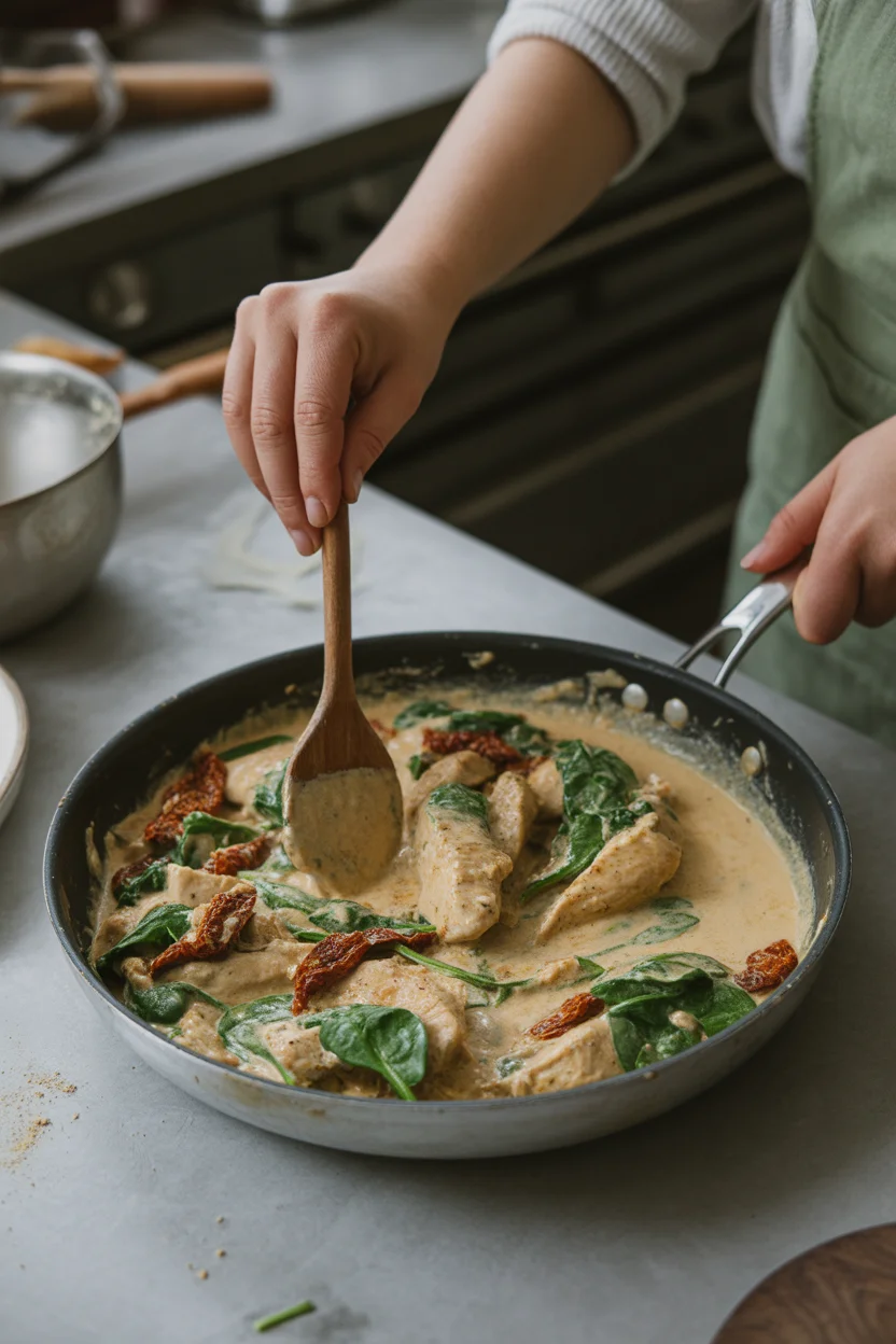 Savor the Flavor: Creamy Tuscan Garlic Chicken Skillet Delight