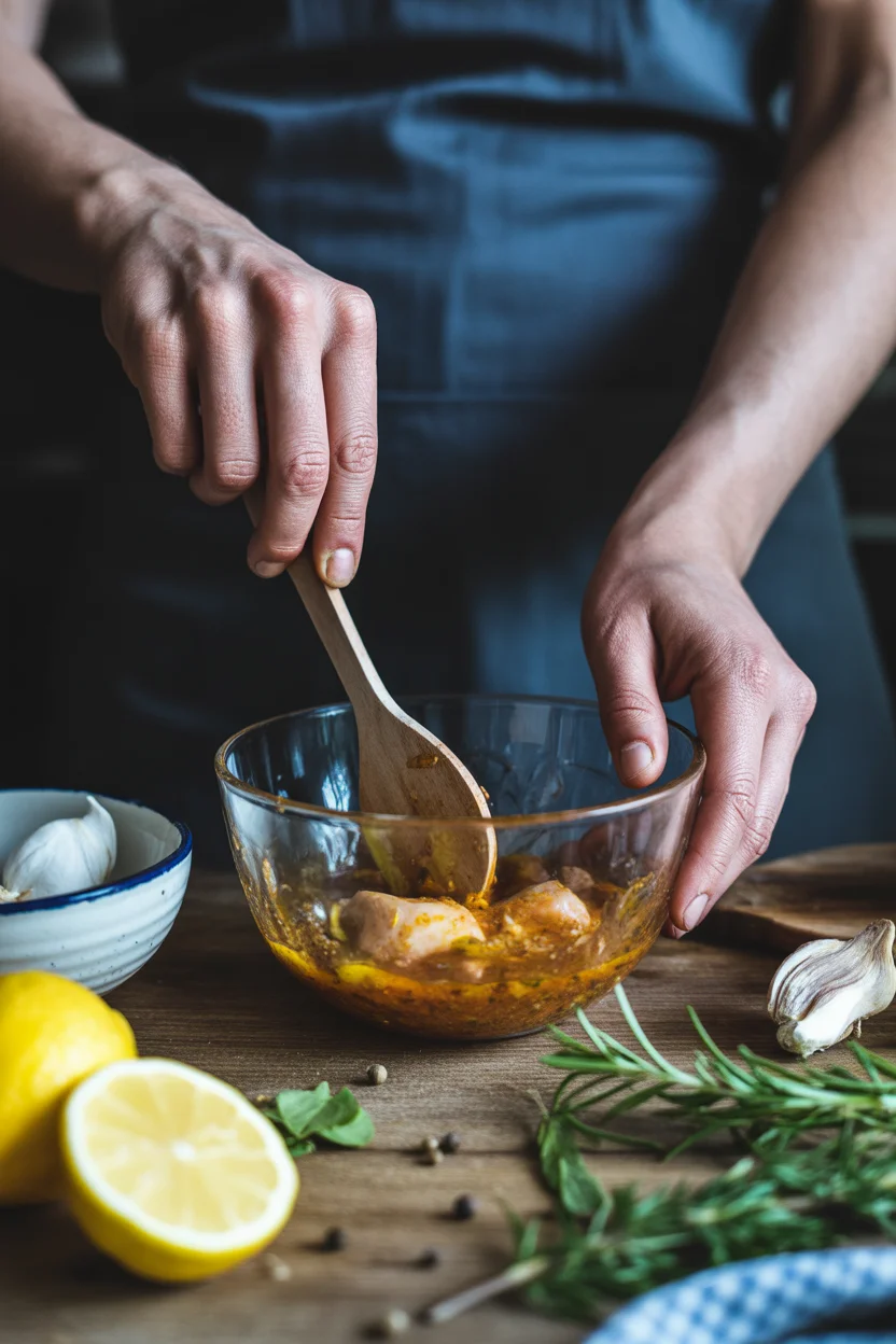 lemon herb roasted chicken thighs