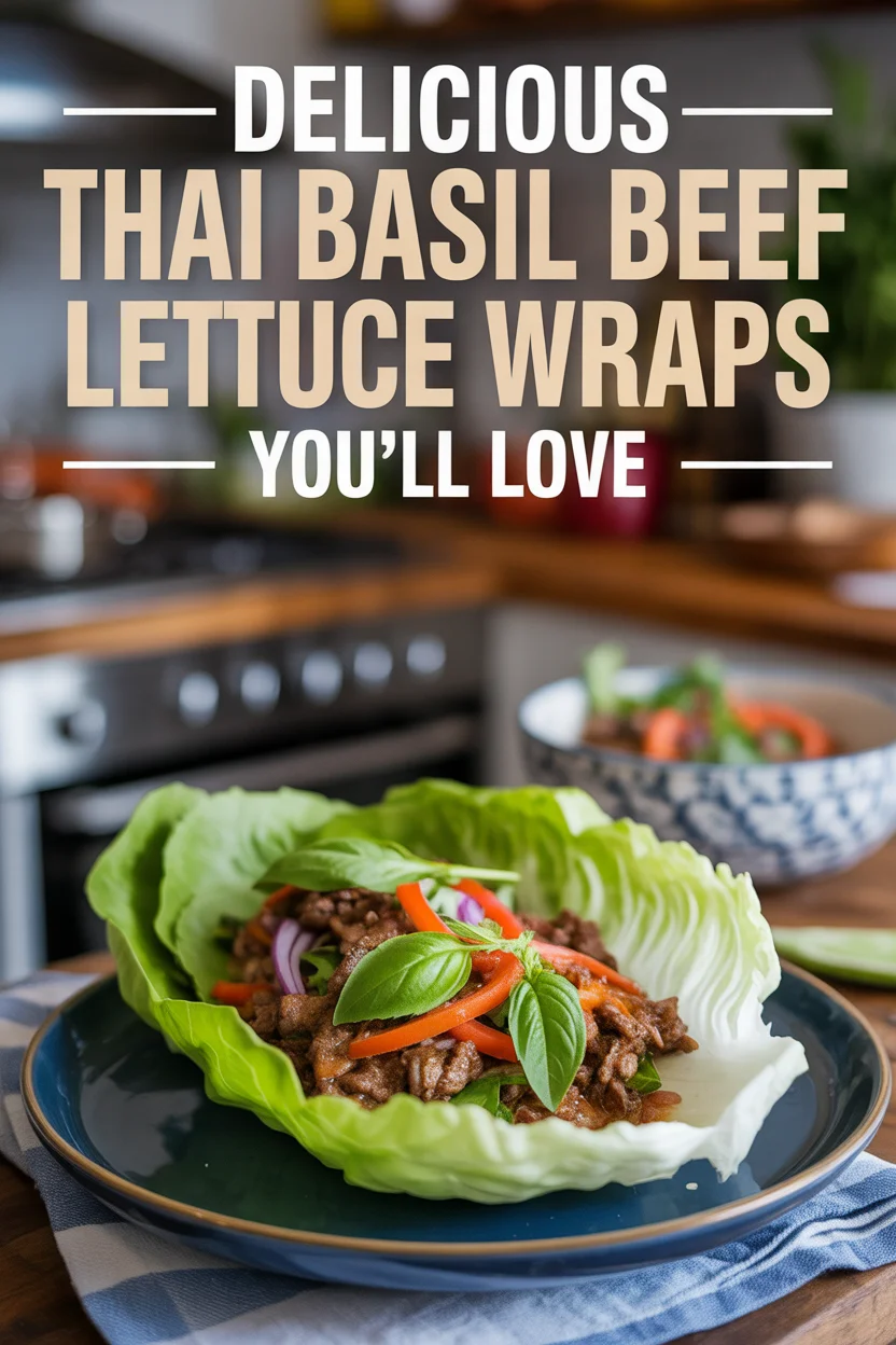 Delicious Thai Basil Beef Lettuce Wraps You’ll Love