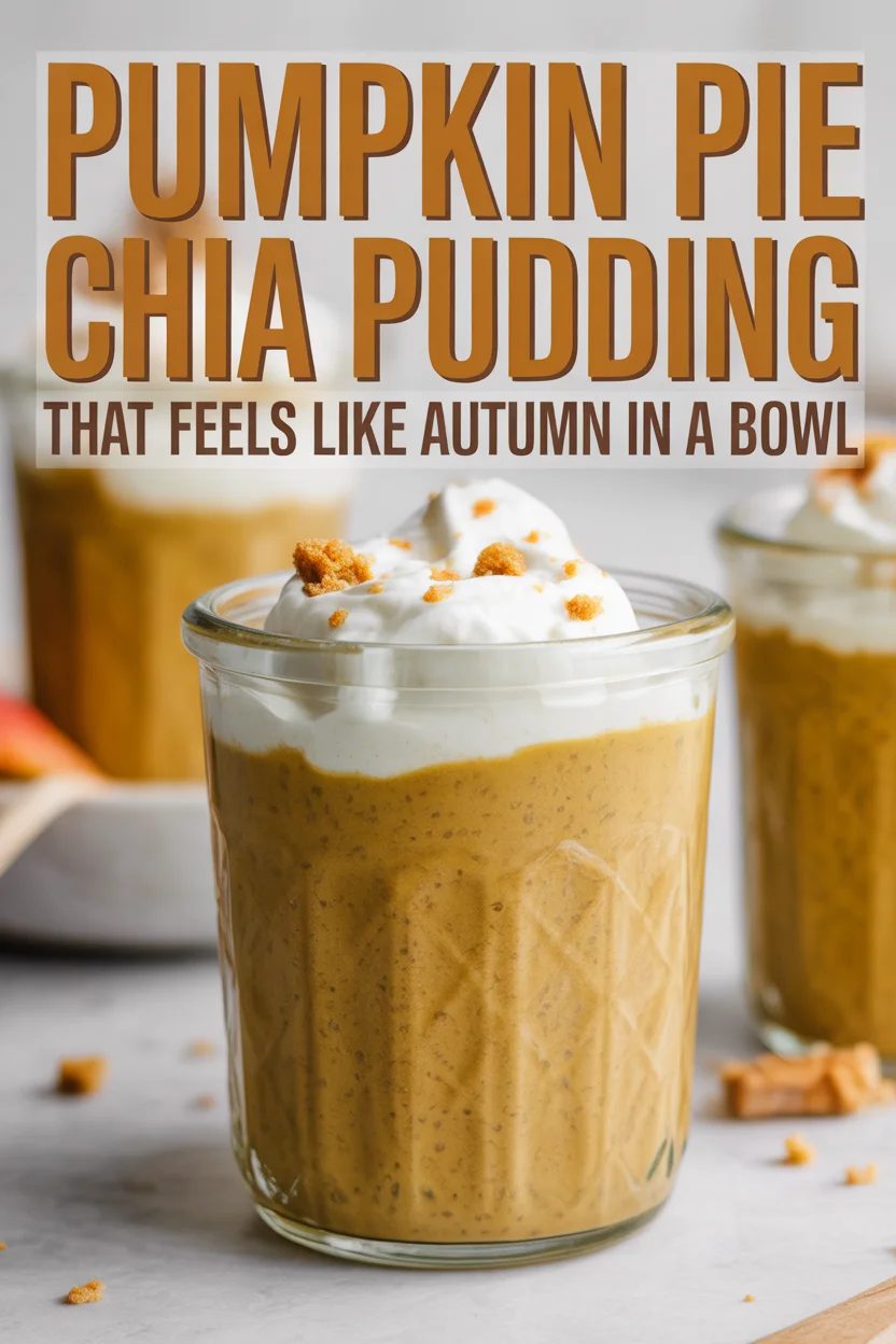 pumpkin pie chia pudding