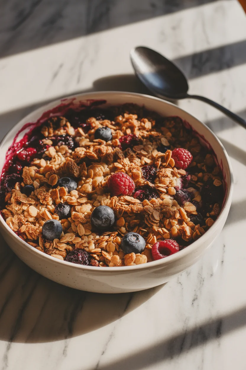 Berry Quinoa Fruit Crumble Cups: A Delightfully Healthy Treat