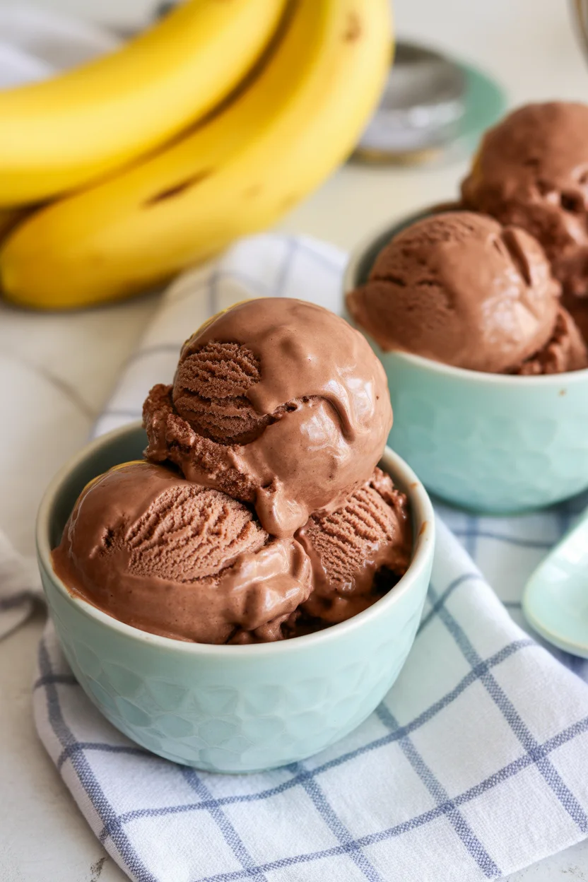 Deliciously Easy Vegan Chocolate Banana Ice Cream You’ll Love