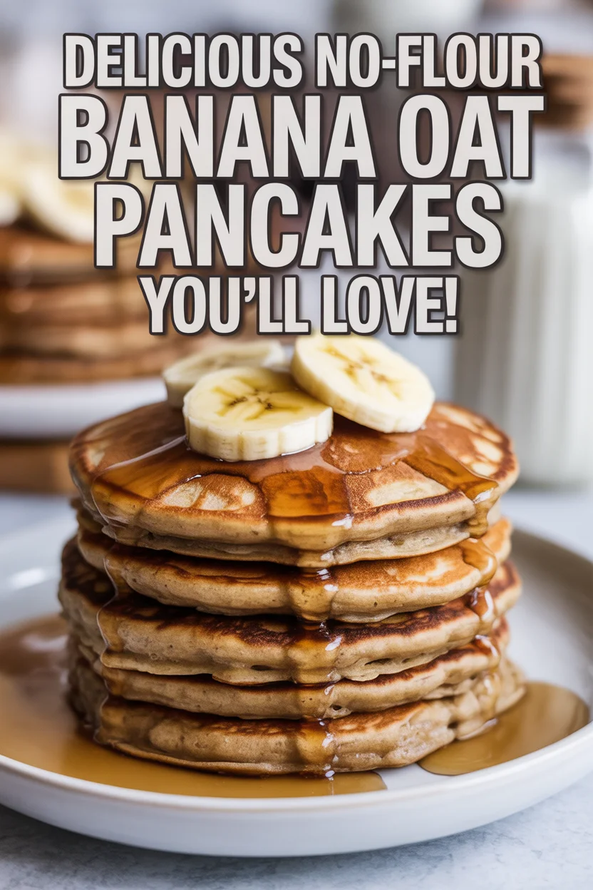 Delicious No-Flour Banana Oat Pancakes You’ll Love!
