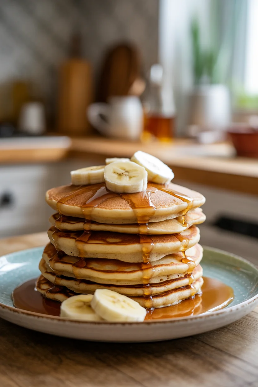 banana oat pancakes no flour