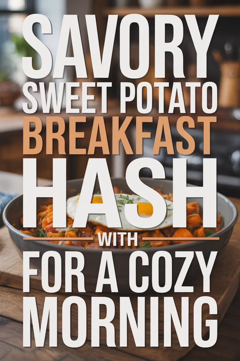 Savory Sweet Potato Breakfast Hash with Eggs for a Cozy Morning