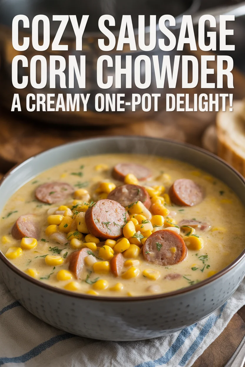 Sausage Corn Chowder: A Creamy, One-Pot Comfort With a Hearty Twist