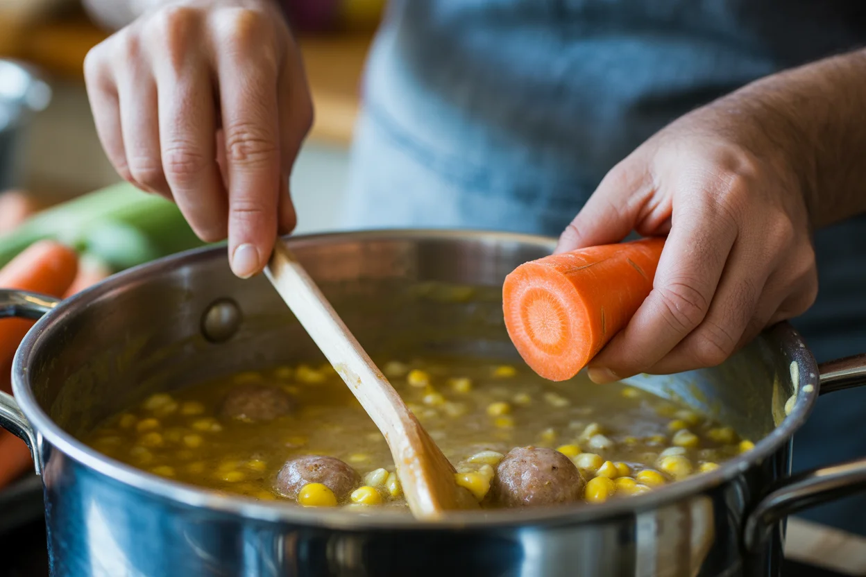 Cozy Sausage Corn Chowder: A Creamy One-Pot Delight!