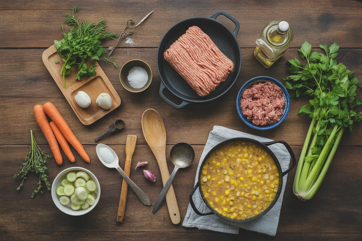 Cozy Sausage Corn Chowder: A Creamy One-Pot Delight!