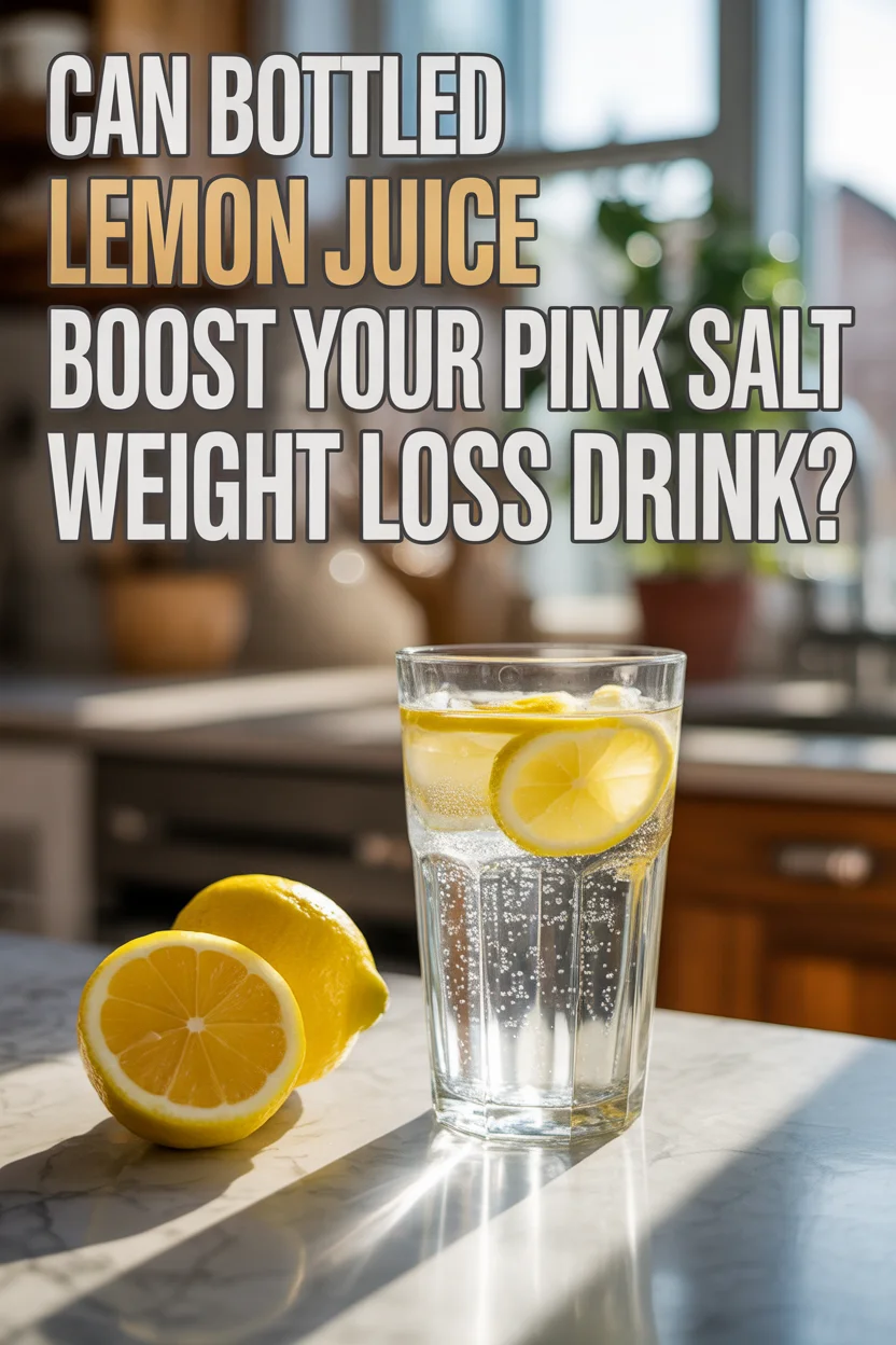 Can You Use Bottled Lemon Juice in the Pink Salt Weight Loss Drink?
