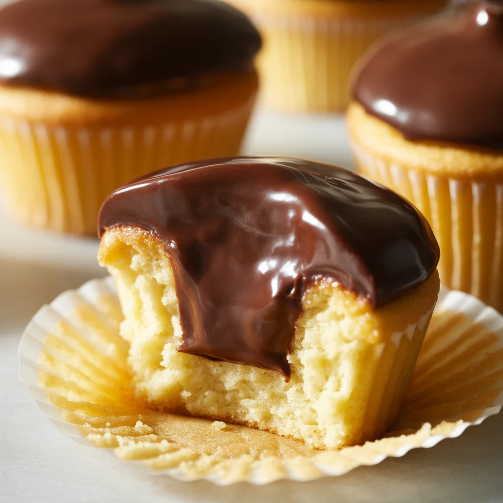 boston cream pie cupcakes