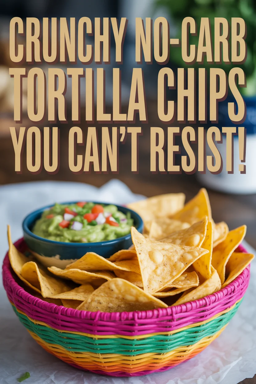 Crunchy No-Carb Tortilla Chips You Can’t Resist!