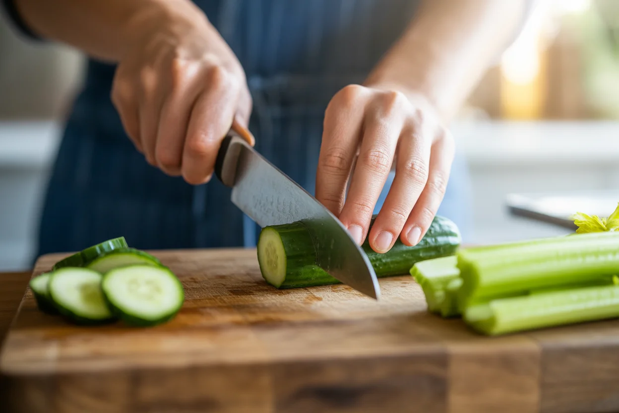 Cucumber Celery Lime Detox Drink for Digestion & Weight Loss