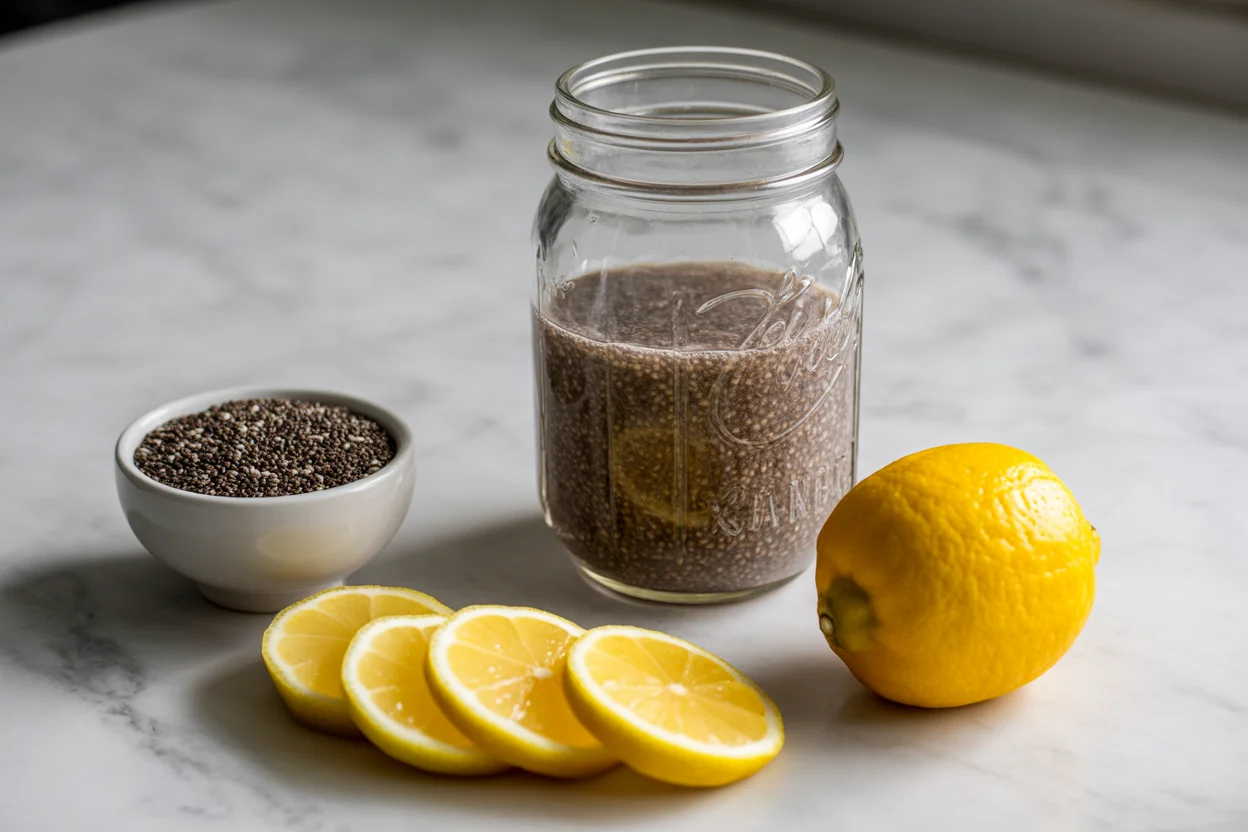Chia Water Recipe for Weight Loss & Digestion