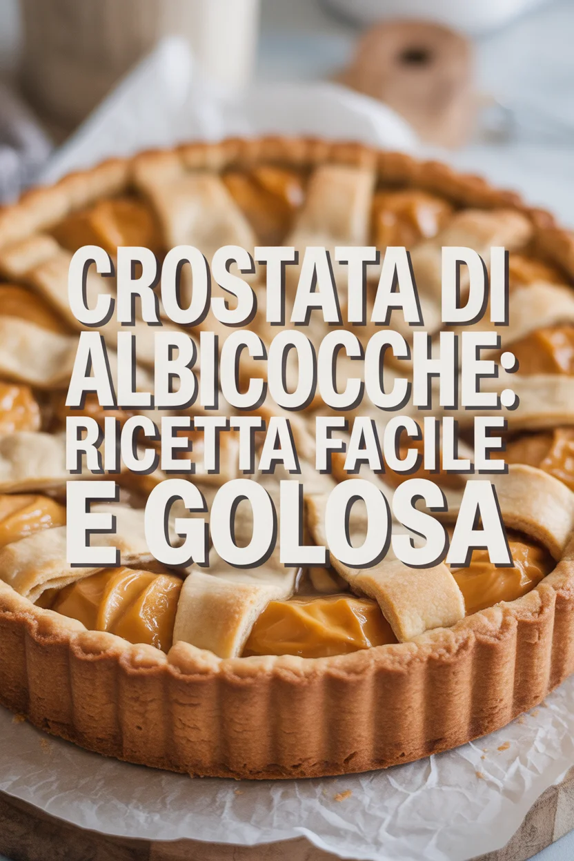 Crostata alla confettura di albicocche