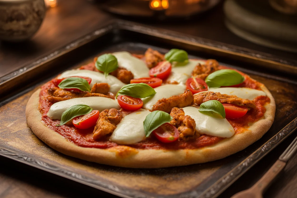 chicken parm pizza