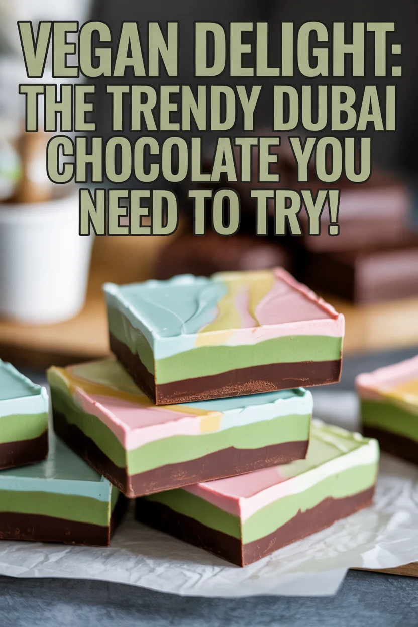 VIRAL DUBAI CHOCOLATE (VEGAN).