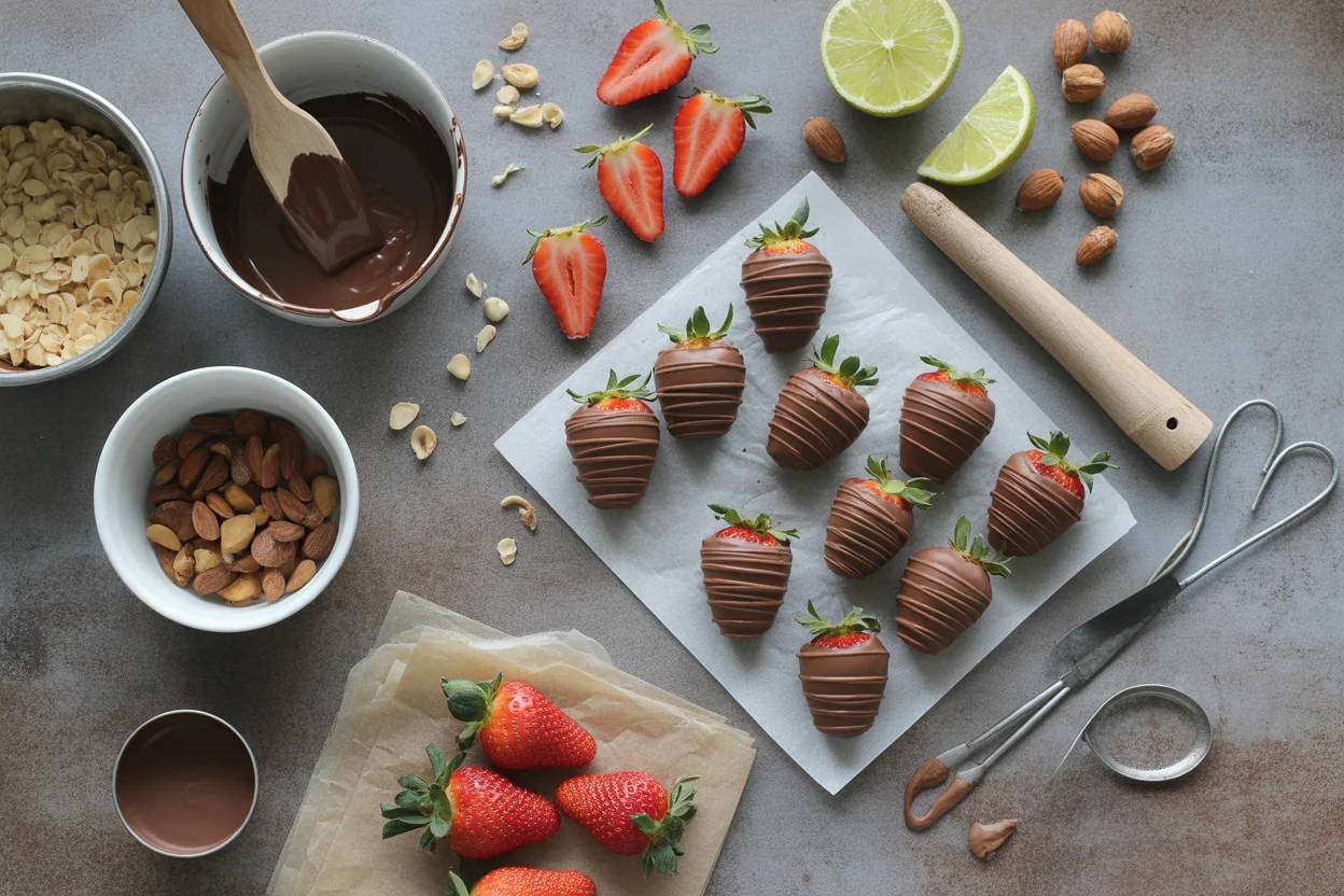 Dubai Chocolate Strawberries For Summer
