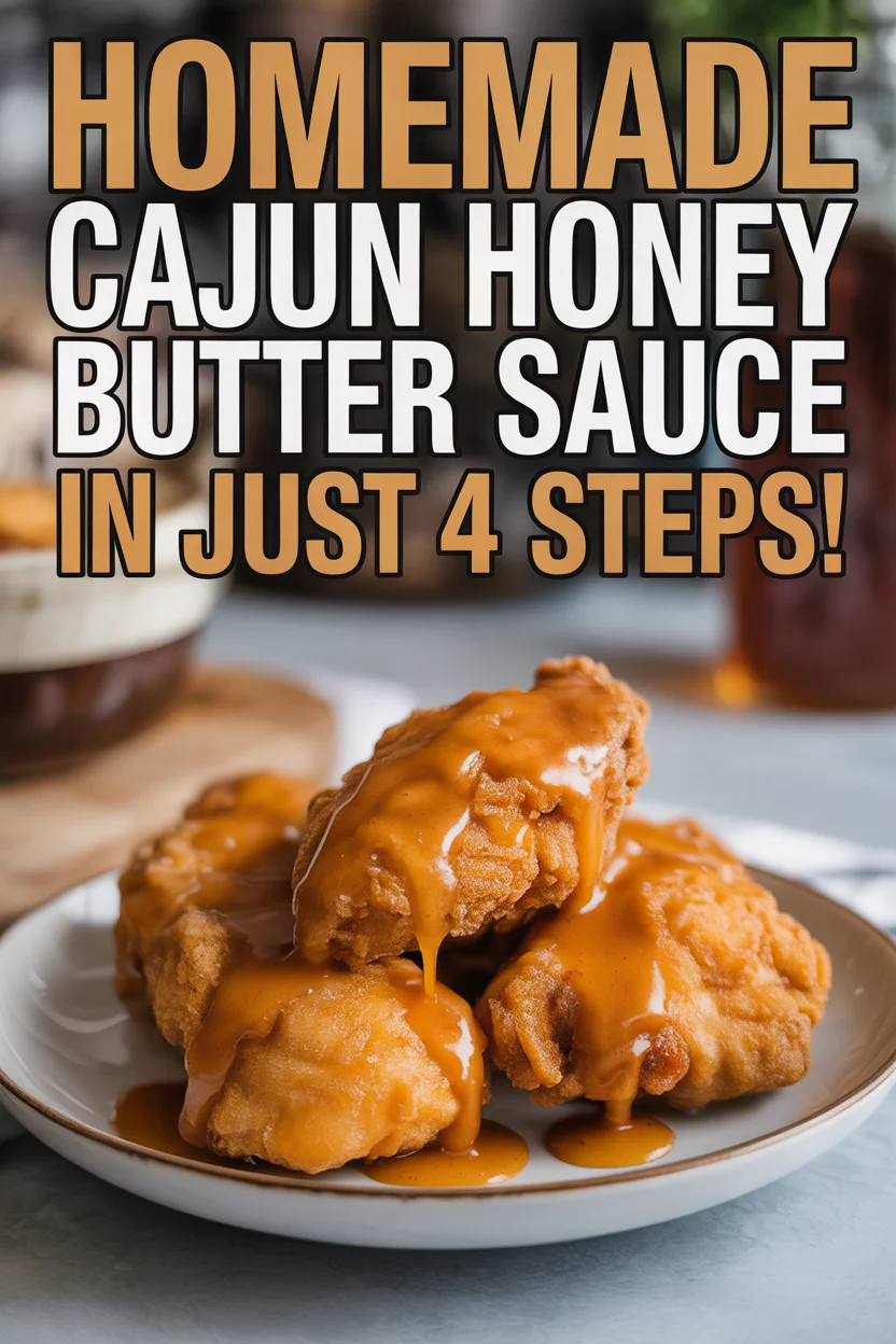 Homemade Cajun Honey Butter Sauce in Just 4 Steps!
