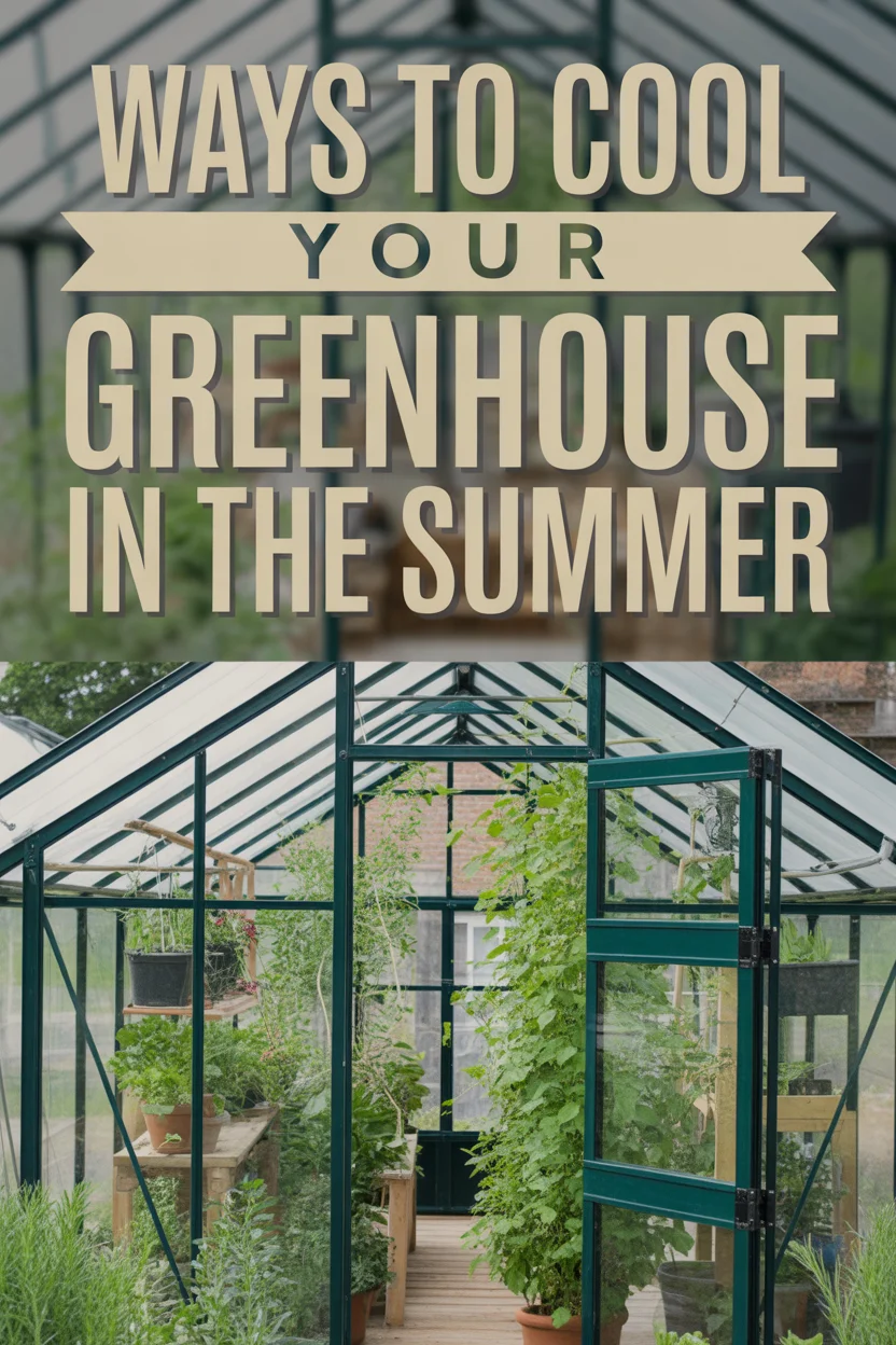 Cool Your Greenhouse in the Summer