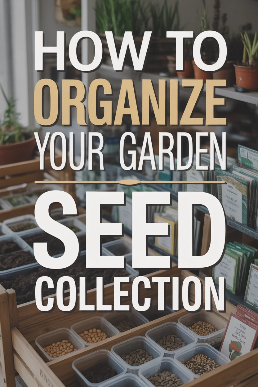How to Organize Your Garden Seed