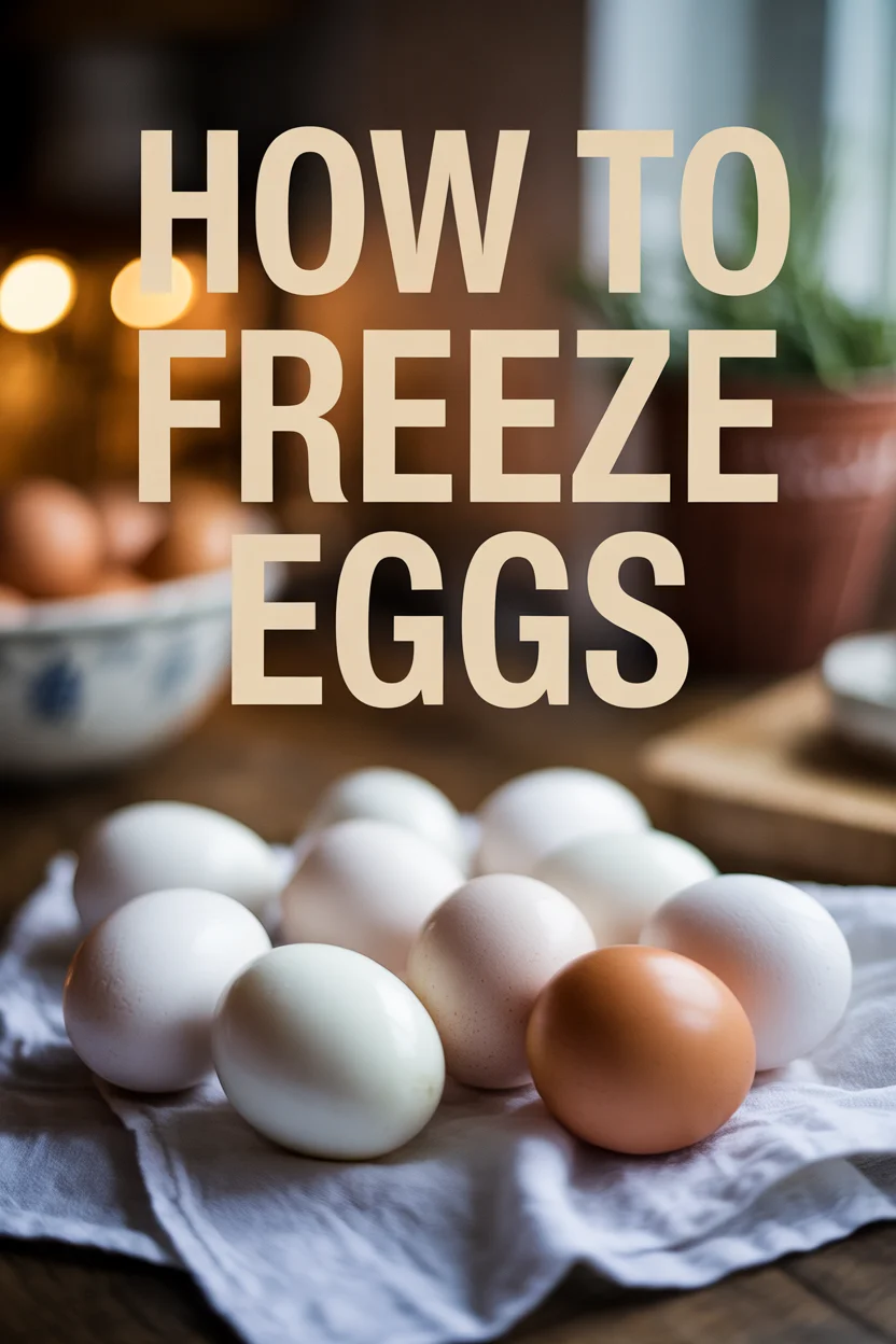How to Freeze Eggs
