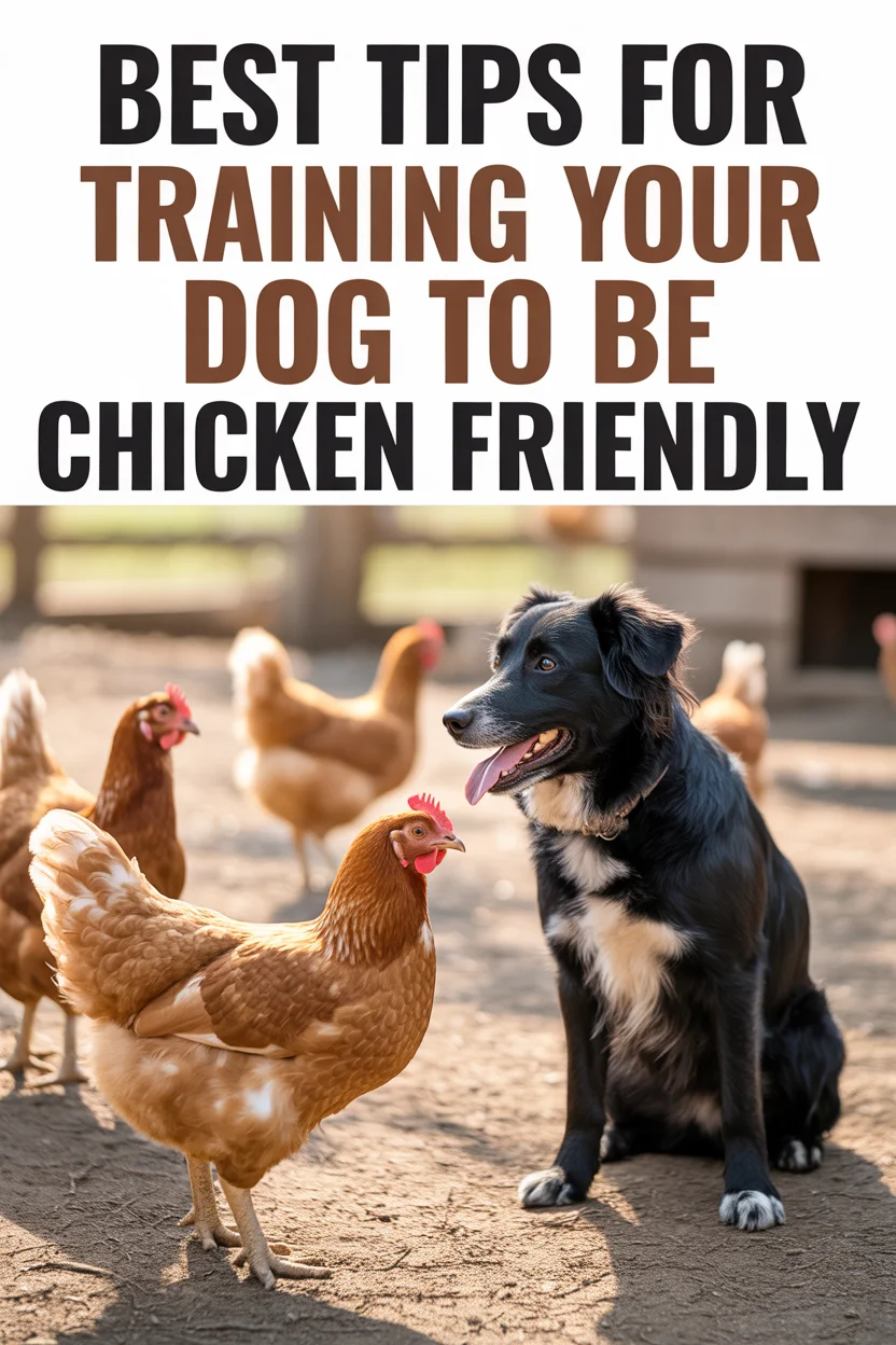 Tips for Training Your Dog to Be Chicken Friendly