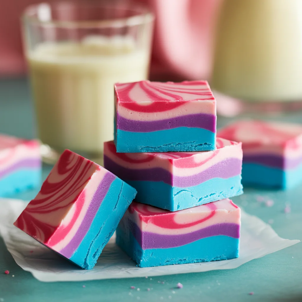 Deliciously Sweet Cotton Candy Fudge That Everyone Will Love