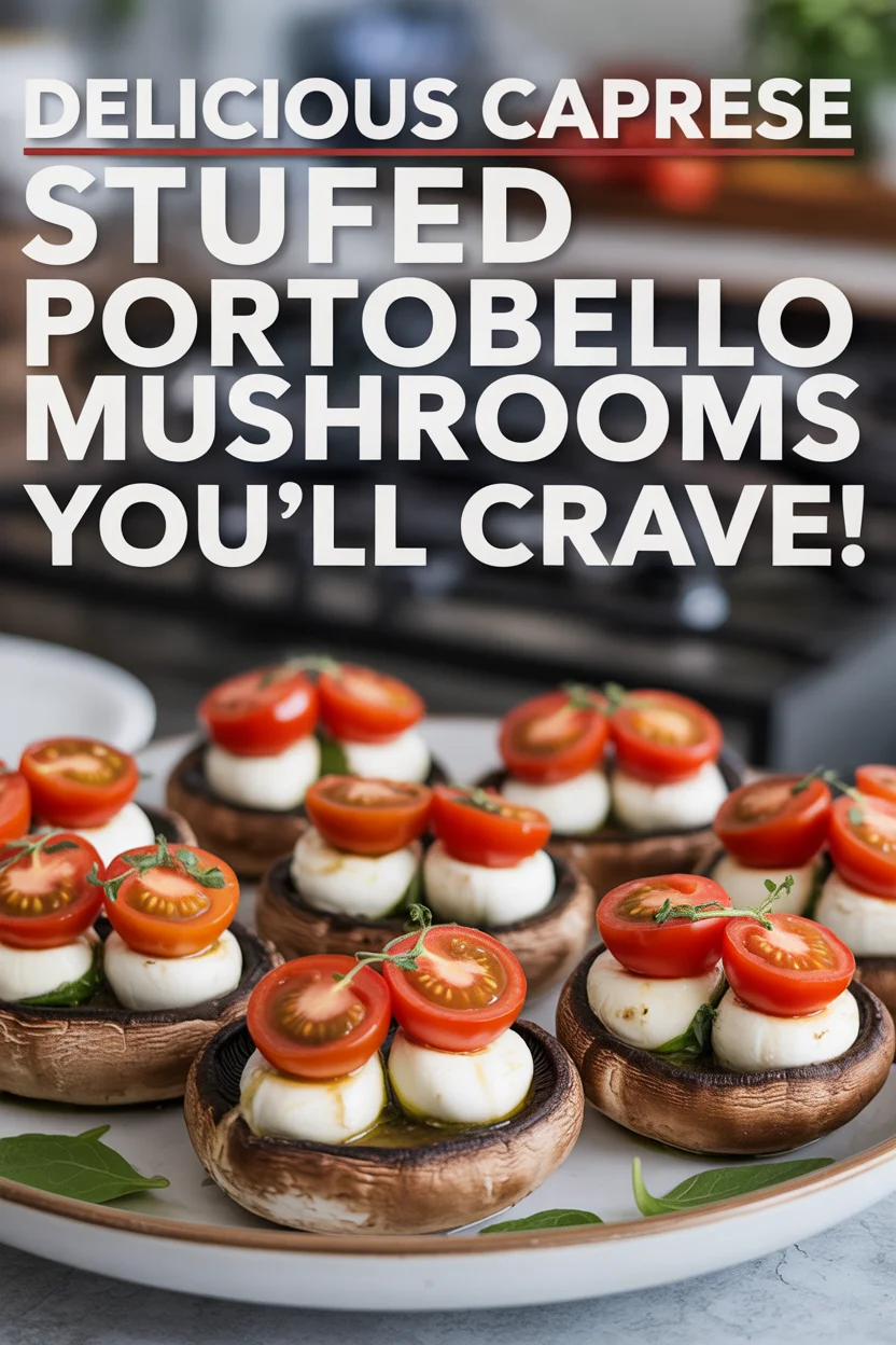 Delicious Caprese Stuffed Portobello Mushrooms You’ll Crave!