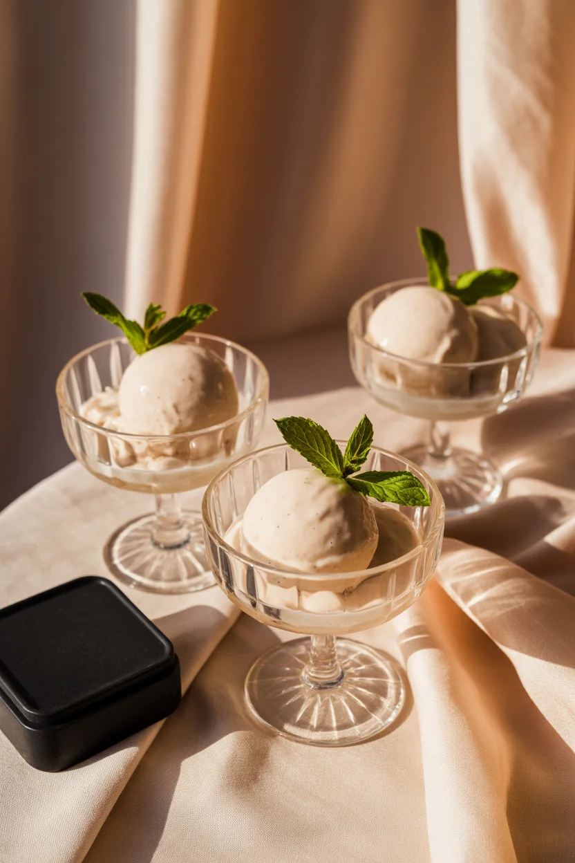 Vegan Pomegranate Nice Cream