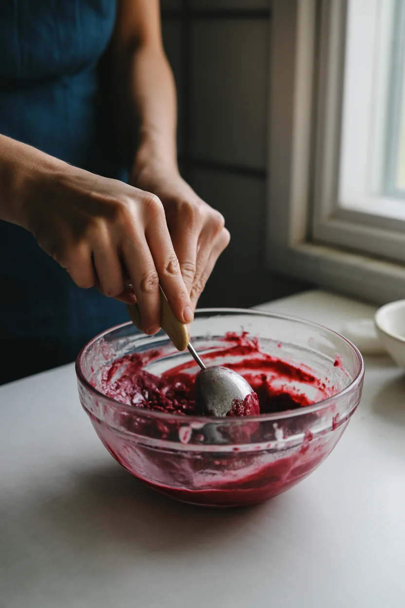 Vegan Pomegranate Nice Cream