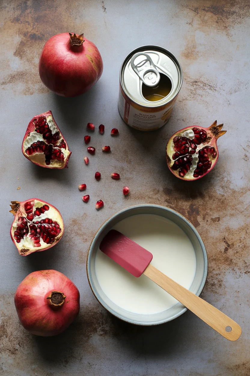 Vegan Pomegranate Nice Cream