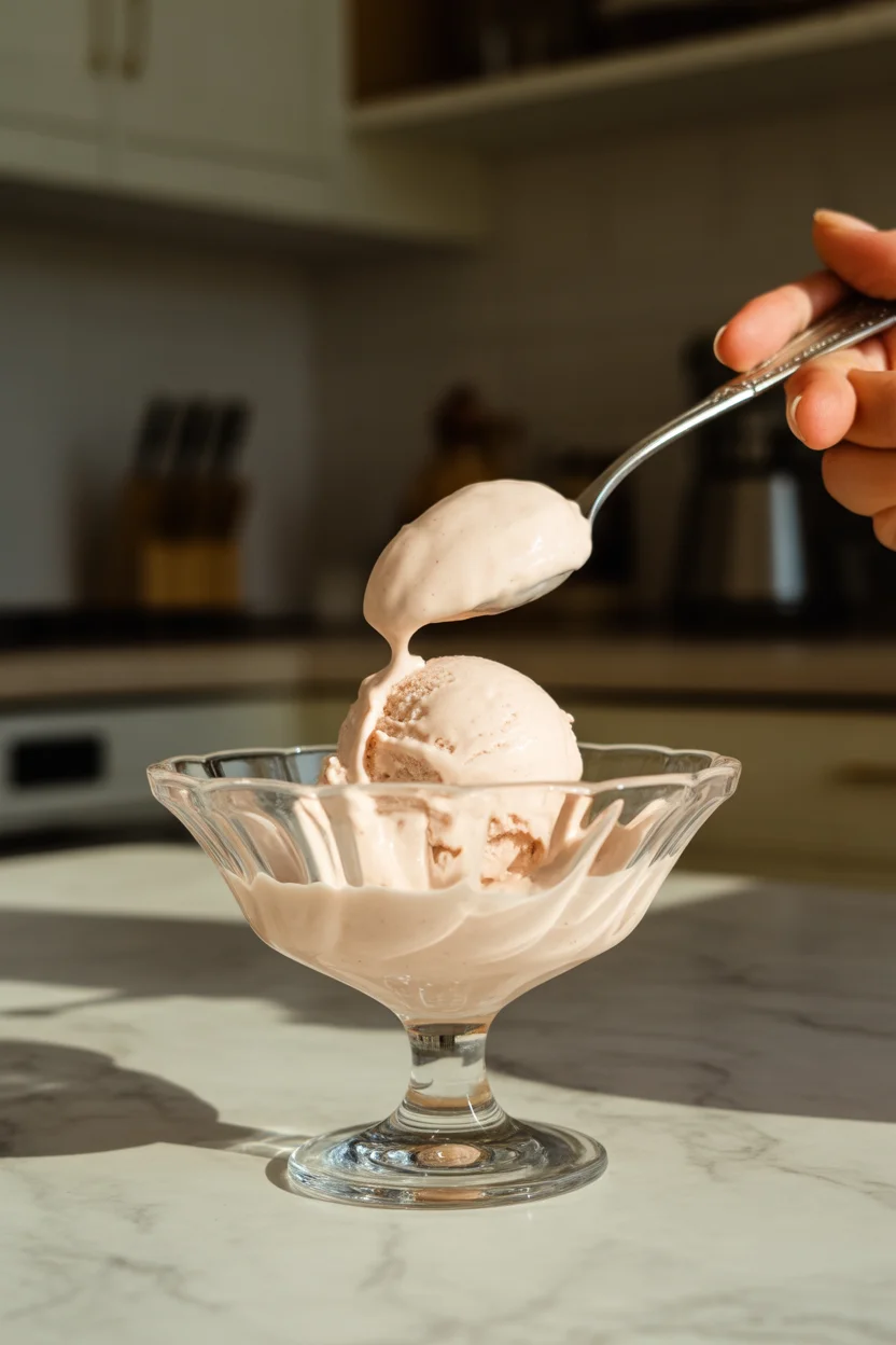 Vegan Pomegranate Nice Cream