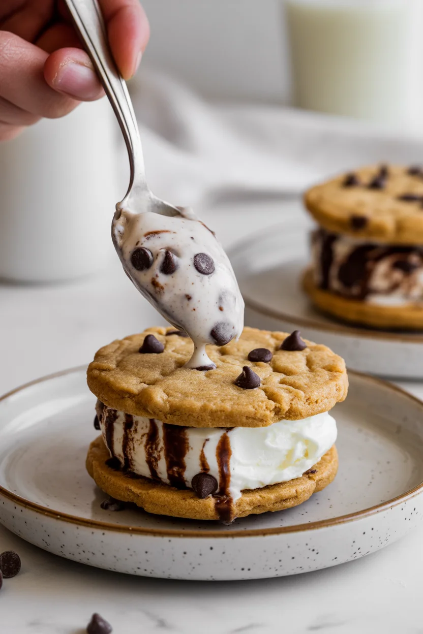 Cookie Ice Cream Sandwiches