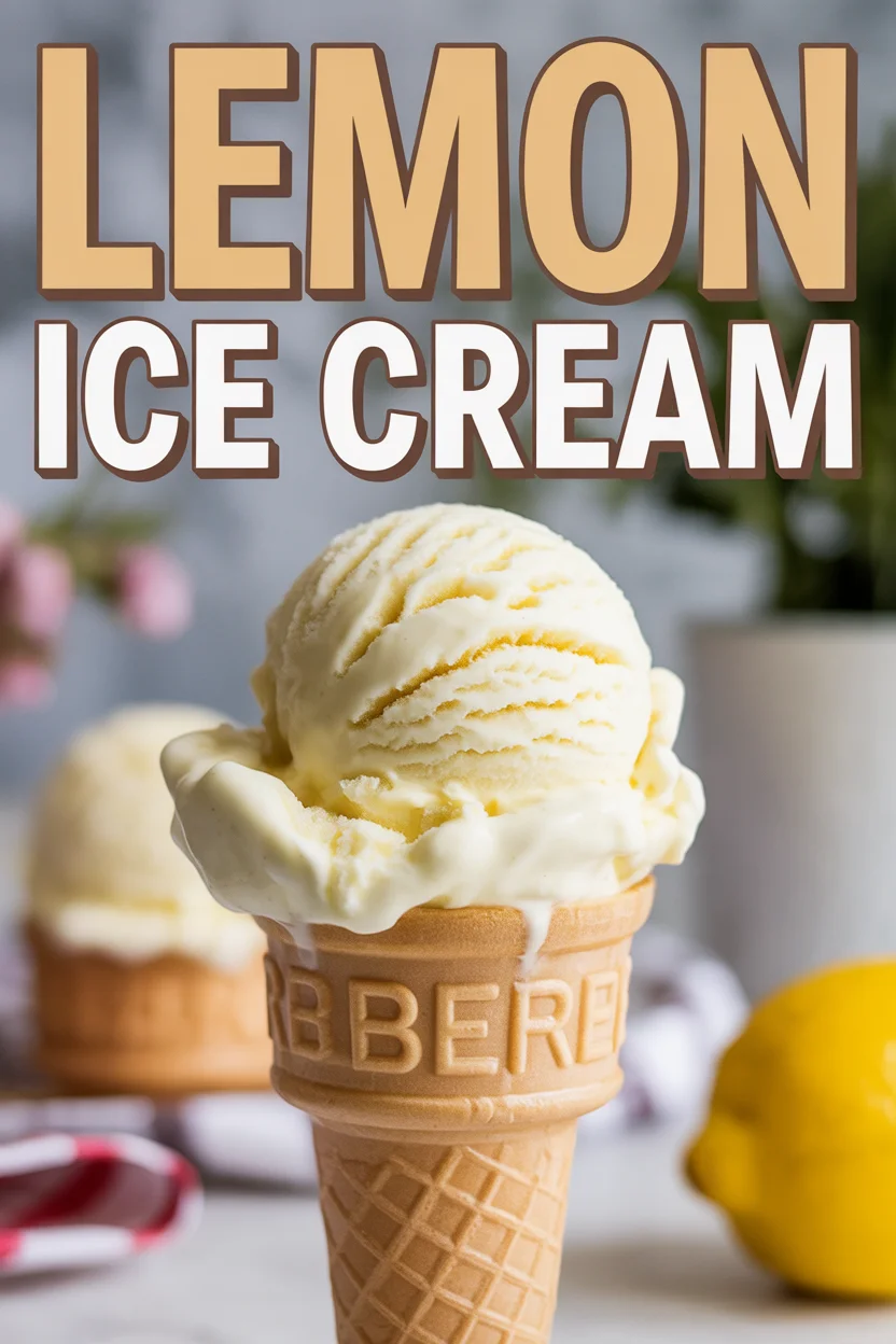Lemon Ice Cream