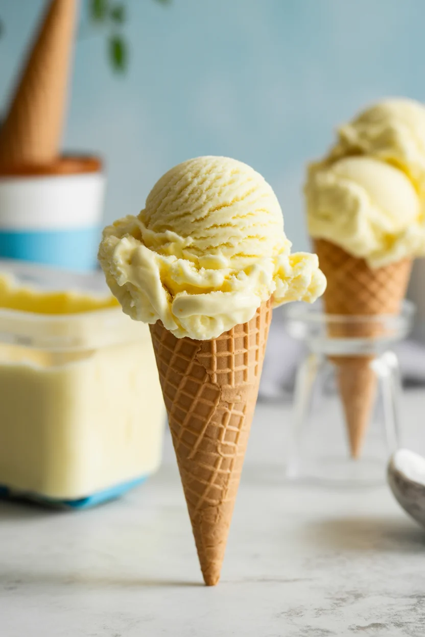 Lemon ice Cream