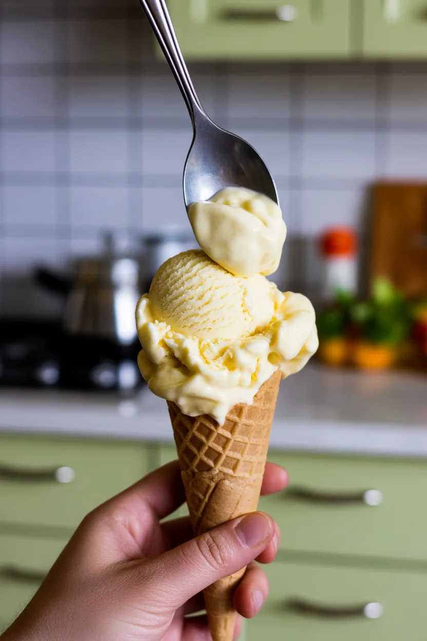 Lemon ice Cream