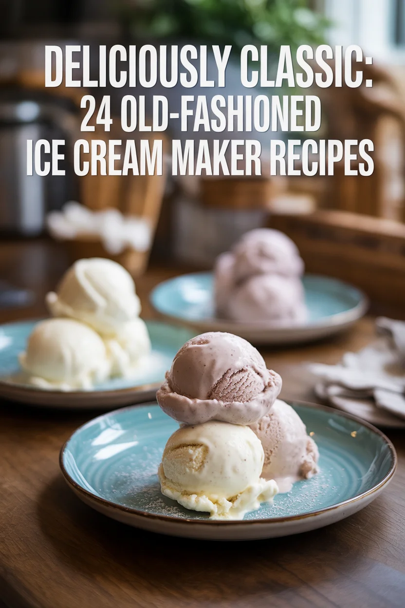 24+ Old-Fashioned Ice Cream Maker Recipes