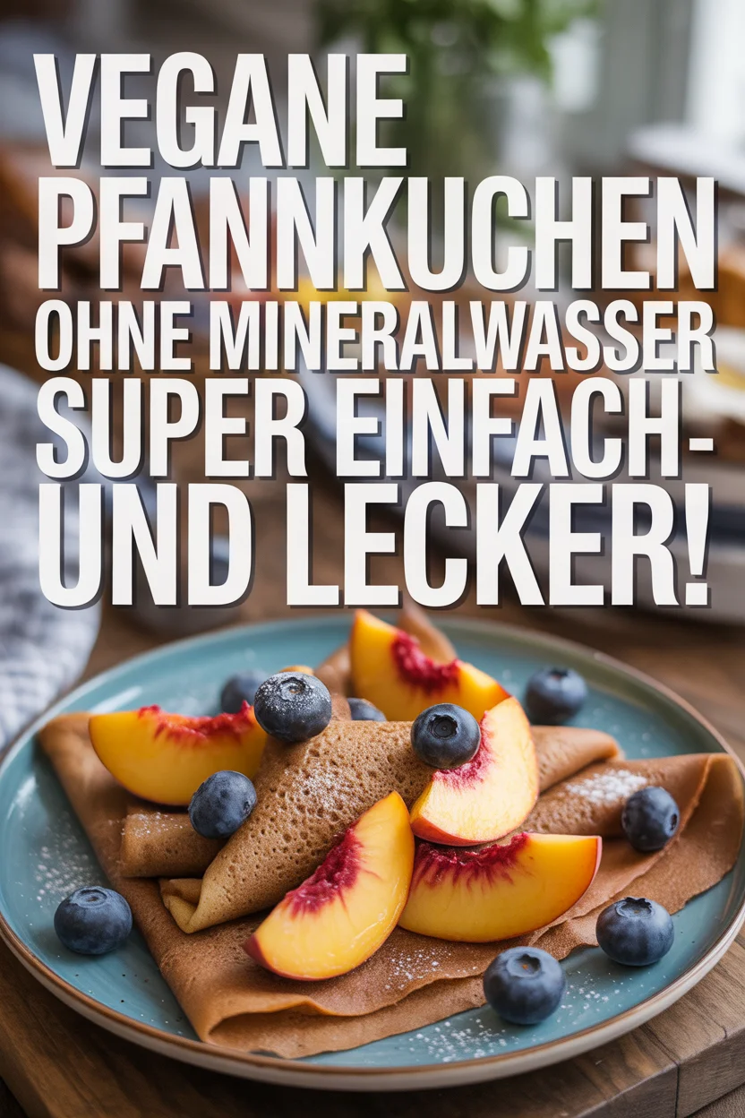 vegane pfannkuchen ohne mineralwasser