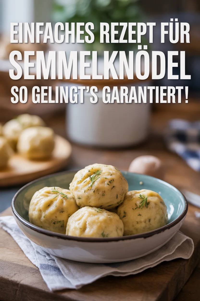 Einfaches Rezept für Semmelknödel – So gelingt's garantiert!