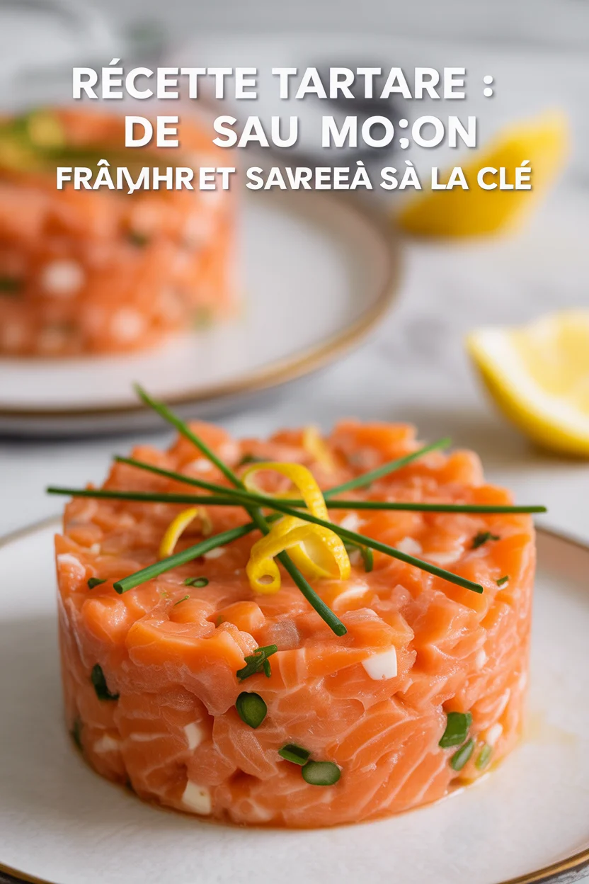 recette tartare de saumon