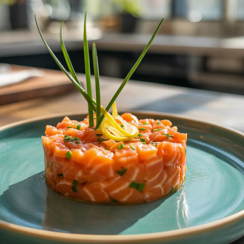 recette tartare de saumon