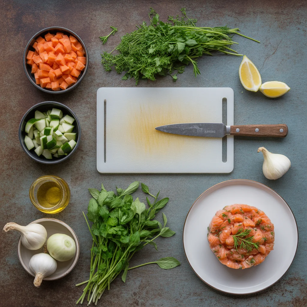 recette tartare de saumon