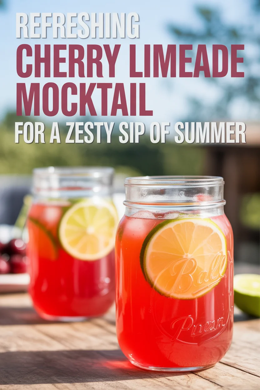 Cherry Limeade Mocktail