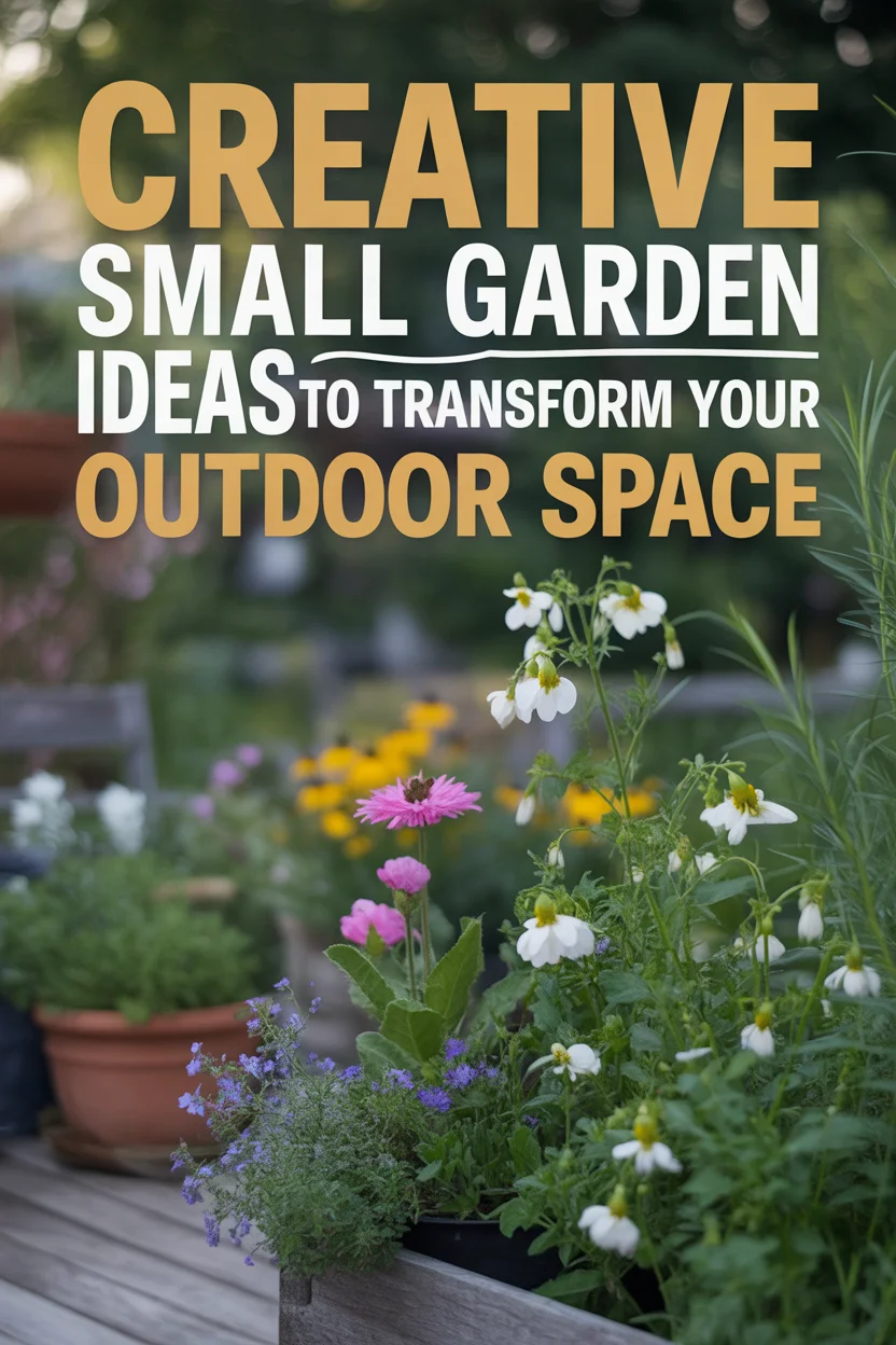 Creative Small Garden Ideas to Transform Your Outdoor Space